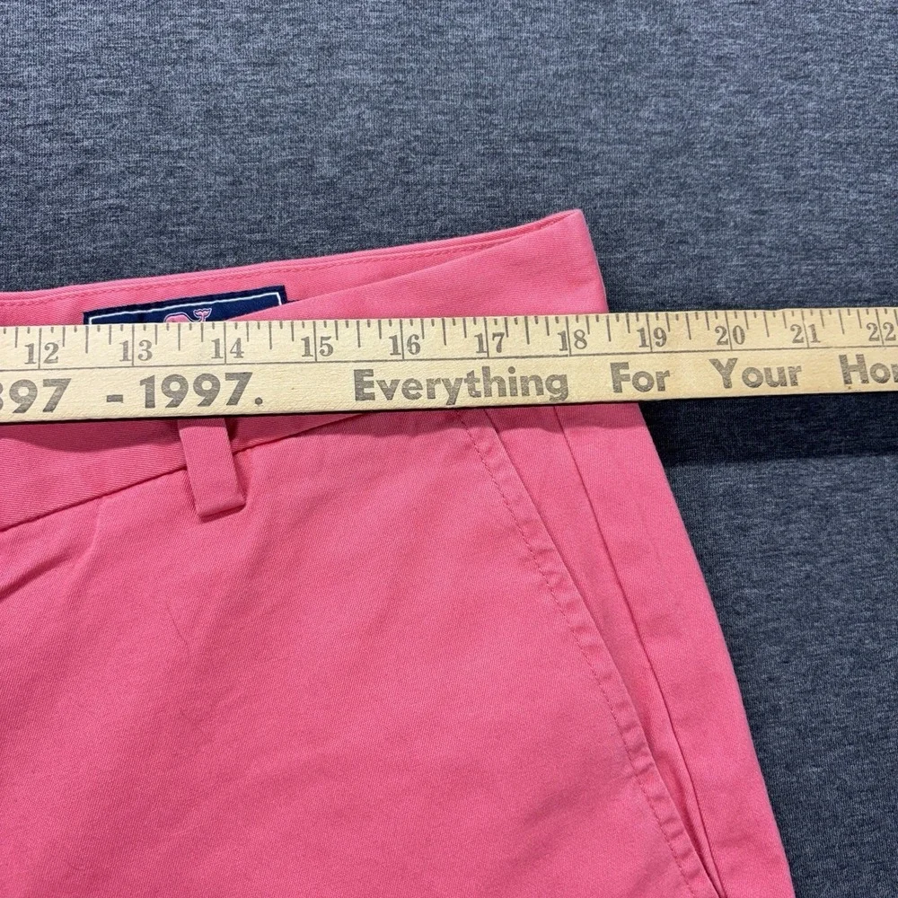 Vineyard Vines Breaker Shorts Mens Size 36x9 Chino Pink Stretch Preppy Resort‎